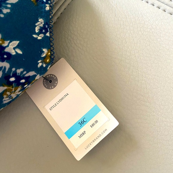 NWT - 36C Lucky Brand Wirefree Comfort Bra - Picture 2 of 5